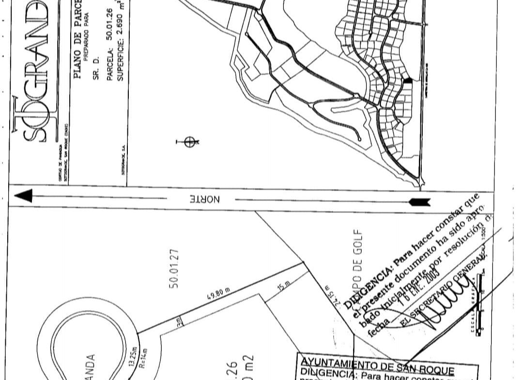 INCREÍBLE PARCELA EN VENTA CON PROYECTO, PERMISO DE CONSTRUCCIÓN Y VISTAS AL MAR EN SOTOGRANDE
