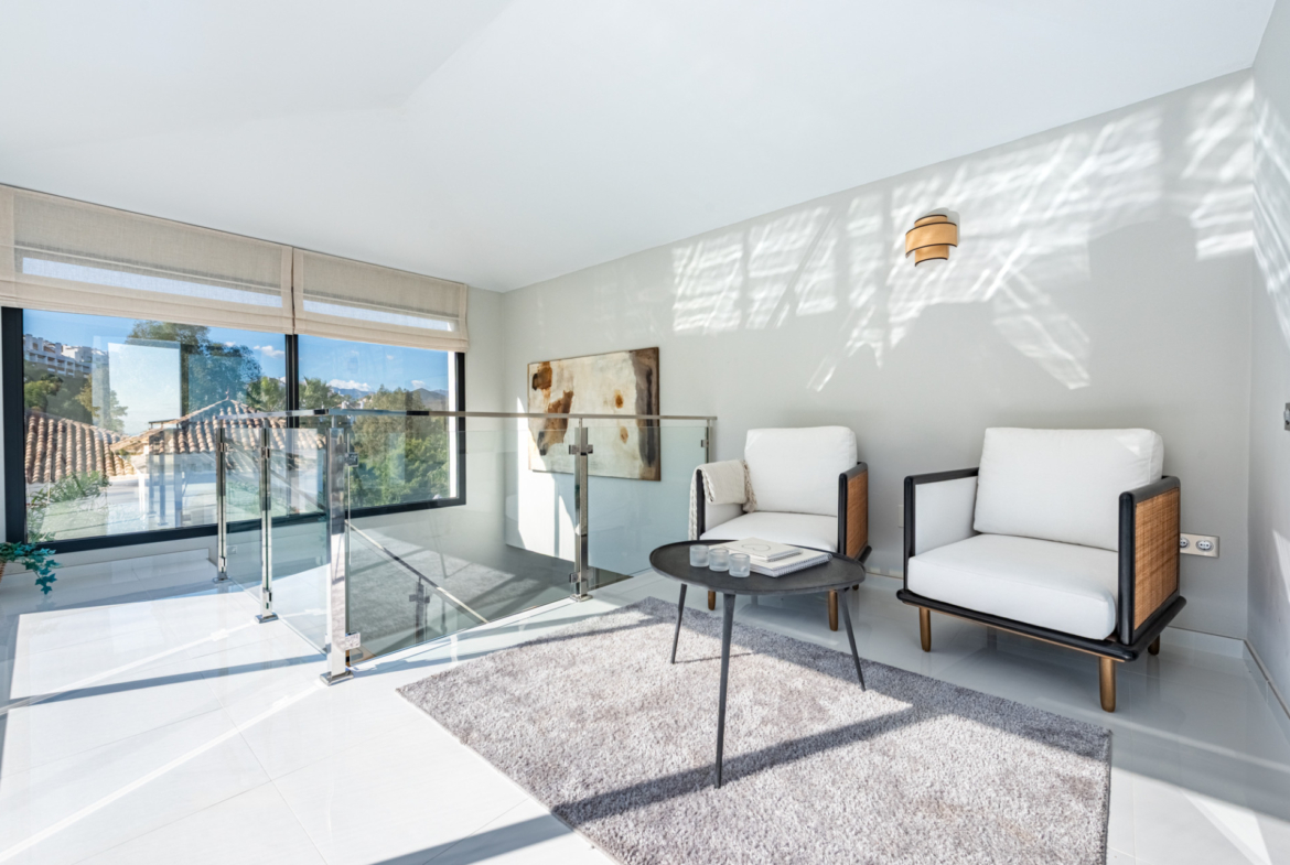 Exclusieve villa met golflevensstijl en panoramisch uitzicht in La Cala Golf